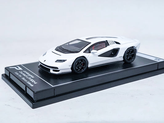 PosterCars 1/64 Lamborghini Countach LPI 800-4 White