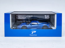 Load image into Gallery viewer, PosterCars 1/64 Porsche 918 Blue Metallic