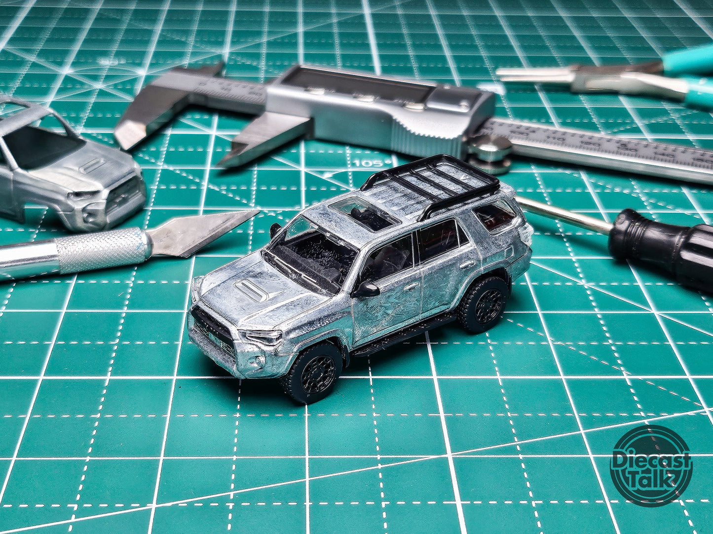 GCD DiecastTalk Exclusive 1/64 Toyota 4Runner Test Shot Prototype Ltd 150pcs