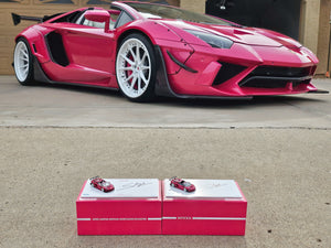 Kami Garage x Stradman 1:64 LBWK Aventador Roadster Limited Edition