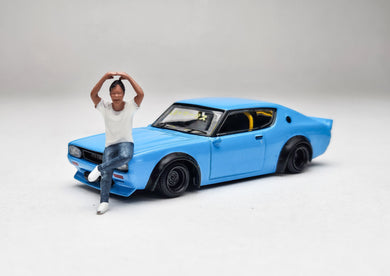 MINI GT 1/64 LB★WORKS LA PopUP Exclusive NISSAN SKYLINE 2000 GT-R KENMERI (KPGC110)