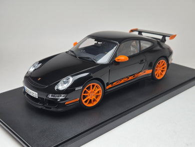 AUTOart 1:18 Porsche 911 GT3 RS (997) Black with Orange Dealership Edition