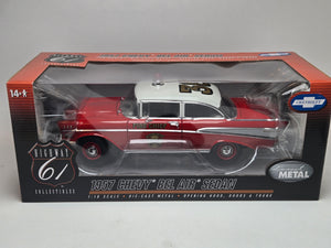 Highway 61 1:18 1957 Chevy Bel Air Sedan Fire Chief