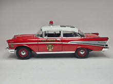 Load image into Gallery viewer, Highway 61 1:18 1957 Chevy Bel Air Sedan Fire Chief