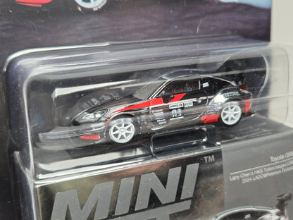 Mini GT 1:64 Toyota GR86 Larry Chen's HKS #821 LADC Petersen Exclusive Chrome