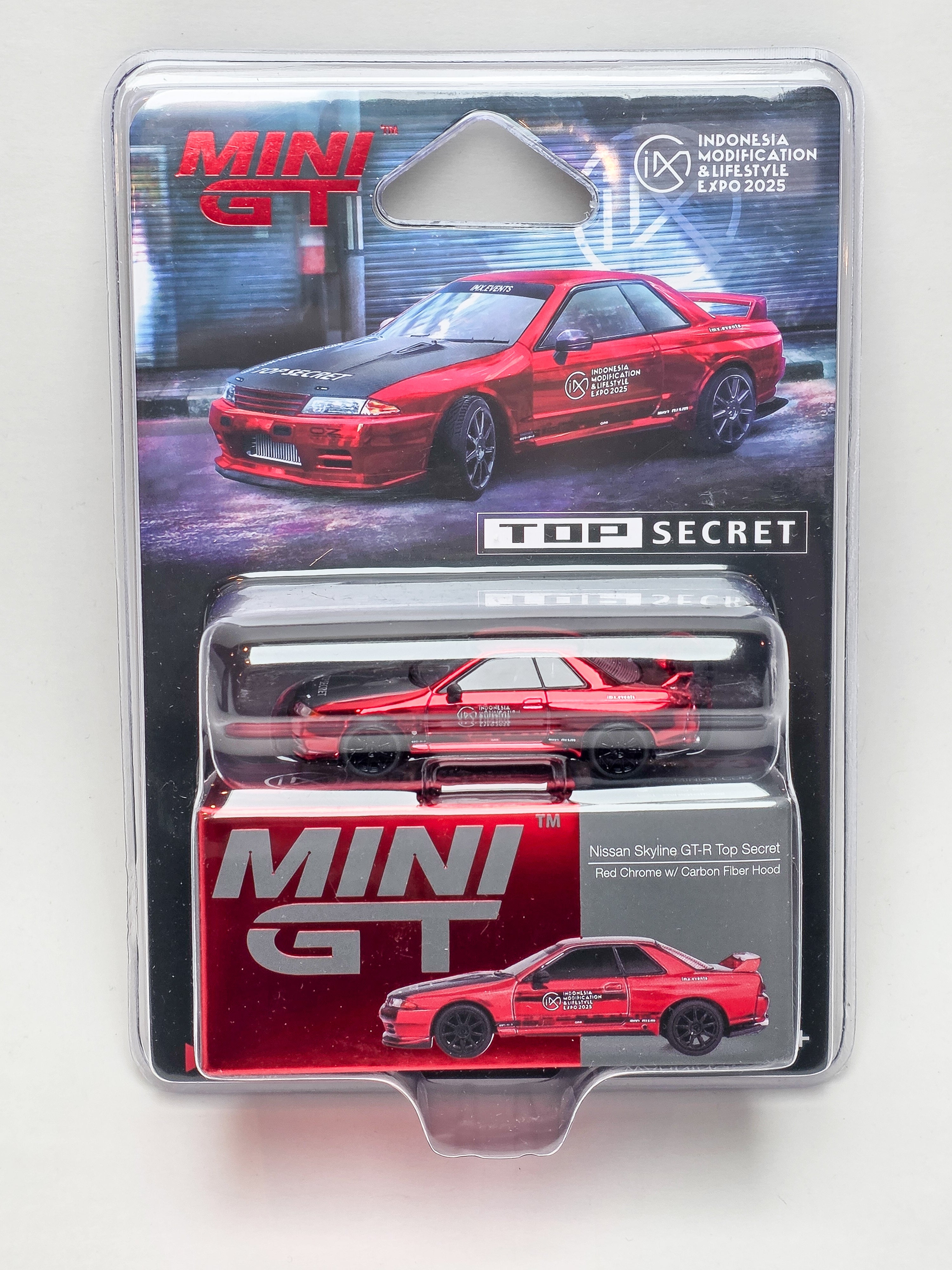Mini GT 1:64 Nissan Skyline GT-R R32 Top Secret IMX 2025 Event Car