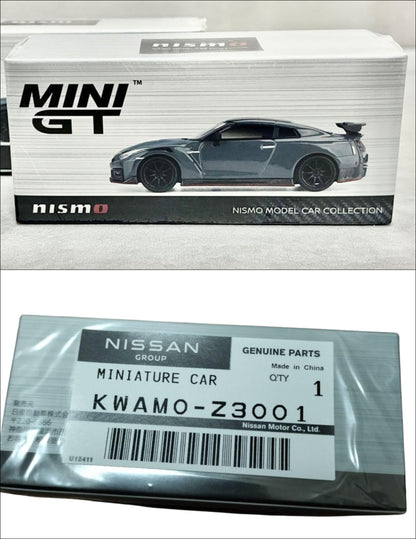 MINIGT 1/64 Nismo Exclusive Nissan GT-R R35 Gray