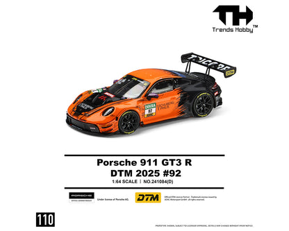 Trends Hobby 1:64 Porsche 911 GT3 R – DTM #92 2025 – Limited Edition