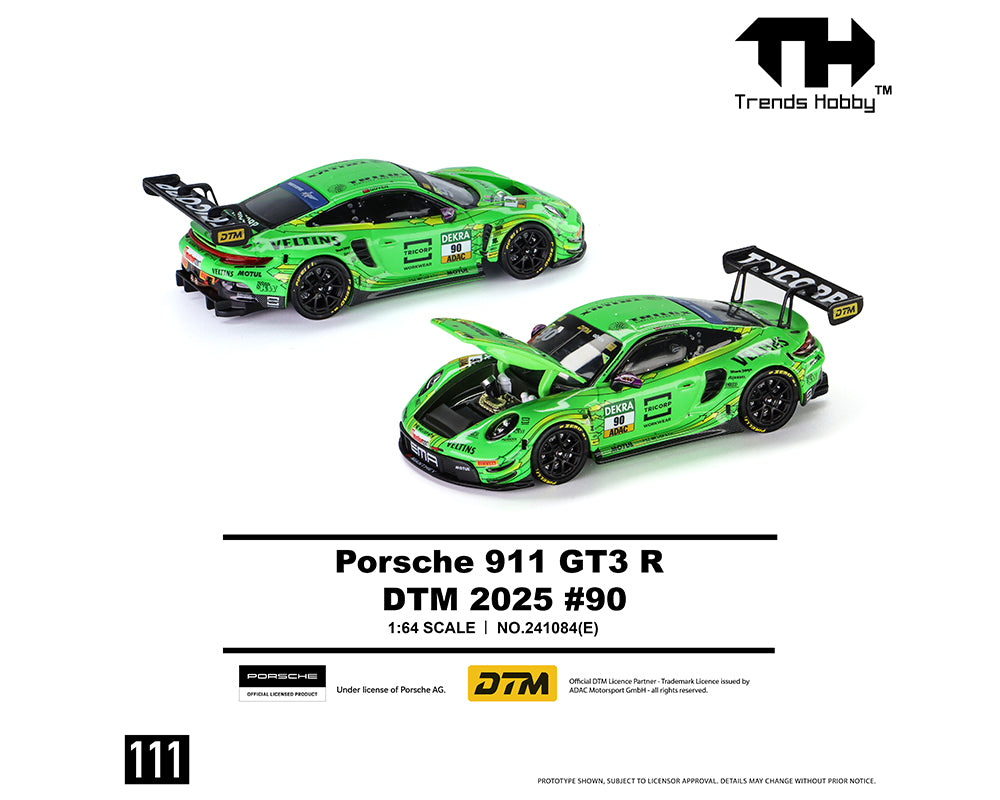 Trends Hobby 1:64 Porsche 911 GT3 R – DTM #90 2025 – Limited Edition