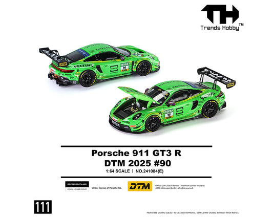 Trends Hobby 1:64 Porsche 911 GT3 R – DTM #90 2025 – Limited Edition