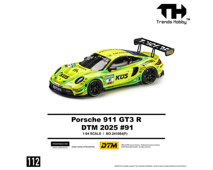Trends Hobby 1:64 Porsche 911 GT3 R – DTM #91 2025 – Limited Edition