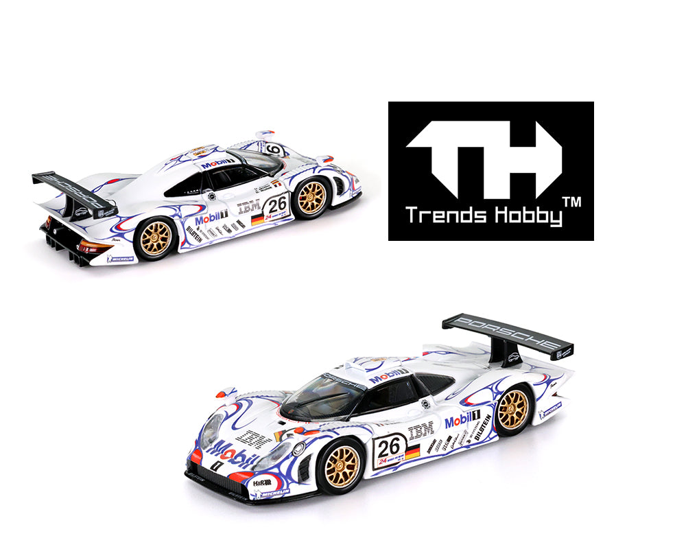 Trends Hobby 1/64 Porsche 911 GT1 Mobil 1 Le Mans 1998