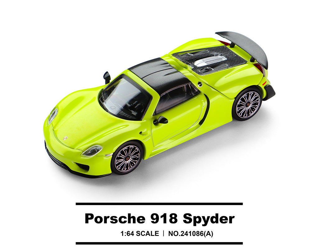 Trends Hobby 1/64 Porsche 918 Spyder – Acid Green – Limited