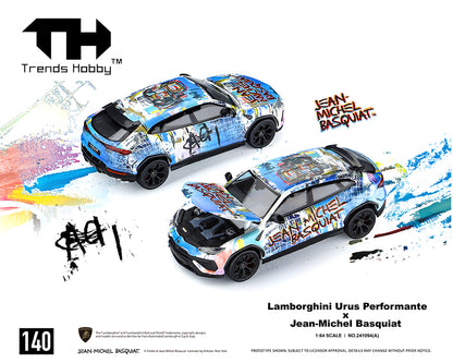 Trends Hobby 1:64 Lamborghini Urus Performance x Jean Michael Basquiat (Matte White) – Special Edition