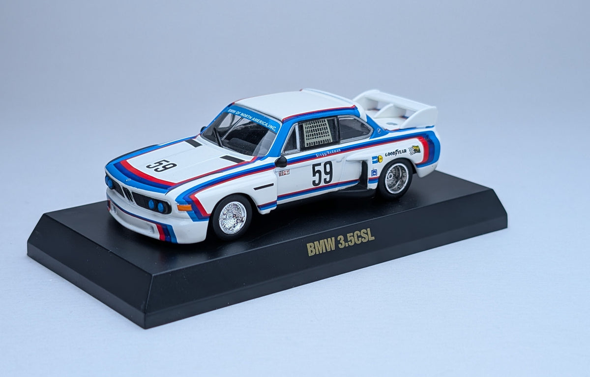 KYOSHO 1/64 Miniature Collection of BMW 3.5CSL (#59)