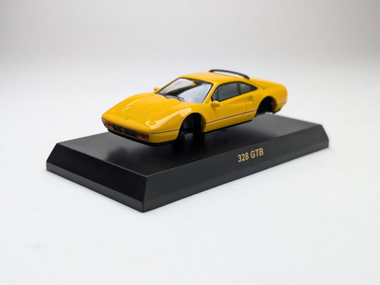 KYOSHO 1:64 Ferrari Minicar Collection III 328 GTB Yellow with tools