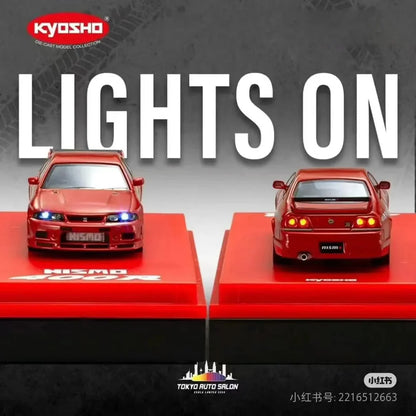 Kyosho 1:64 Nissan Nismo 400R RED Tokyo Auto Salon KL Edition with Leen Customs Pin
