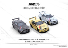Load image into Gallery viewer, (Pre Order) Inno 1/64 NISSAN SKYLINE GT-R (R34) NISMO R-TUNE Silver Chrome