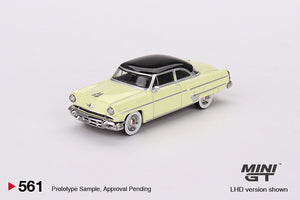 (Preorder) Mini GT 1:64 Lincoln Capri 1954 – Premier Yellow – Mijo Exclusives
