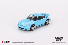 Load image into Gallery viewer, (Preorder) Mini GT 1:64 RUF CTR Anniversary – Bayrisch Himmelblau- Mijo Exclusives