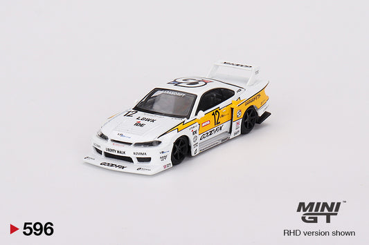 Mini GT 1:64 IDE Nissan SILVIA (S15) LB-Super Silhouette Good-FIX #596