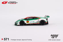 Load image into Gallery viewer, (Preorder) Mini GT 1:64 Japan Exclusive Super GT 2022 Lamborghini Huracán GT3 EVO #87 JLOC