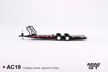 MiniGT 1/64  Car Transport Trailer Black