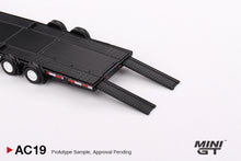 Load image into Gallery viewer, (Pre Order) 1/64 MiniGT Car Transport Trailer Black