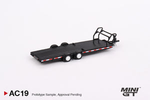 (Pre Order) 1/64 MiniGT Car Transport Trailer Black