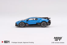 Load image into Gallery viewer, Mini GT 1:64 Bugatti Divo – Blu Bugatti – LHD – MiJo Exclusives