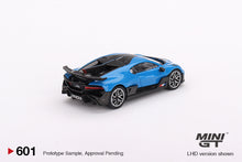 Load image into Gallery viewer, (Preorder) Mini GT 1:64 Bugatti Divo – Blu Bugatti – LHD – MiJo Exclusives