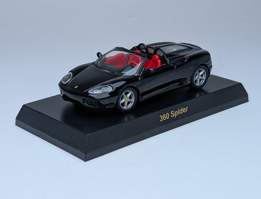 KYOSHO 1:64 Ferrari 360 Spider (Black)