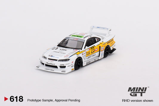 Mini GT 1:64 Nissan LB-Super Silhouette S15 SILVIA #23 2022 Goodwood Festival of Speed – Mijo Exclusives