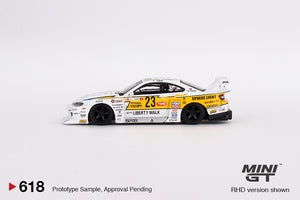 Mini GT 1:64 Nissan LB-Super Silhouette S15 SILVIA #23 2022 Goodwood Festival of Speed – Mijo Exclusives