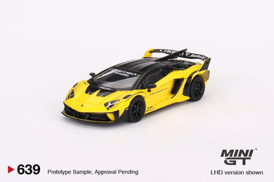 (Preorder) Mini GT 1:64 Lamborghini LB-Silhouette WORKS Aventador GT EVO – Yellow- MiJo Exclusives