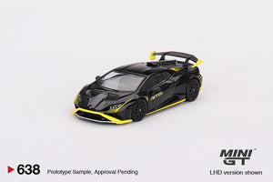 (Preorder) Mini GT 1:64 Lamborghini Huracán STO Nero Noctis – MiJo Exclusives