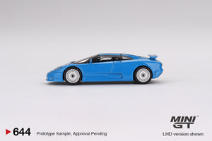 (Preorder) Mini GT 1:64 Bugatti EB110 GT – Blu Bugatti – MiJo Exclusives
