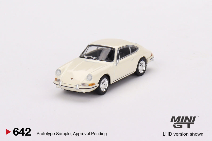 (Preorder) Mini GT 1:64 1963 Porsche 901 – Ivory – MiJo Exclusives