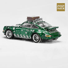 Load image into Gallery viewer, Poprace 1/64 Porsche Singer - Christmas Edition 2023 (Metallic Green)