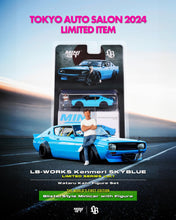 Load image into Gallery viewer, MINI GT 1/64 LB★WORKS Tokyo Auto Salon Exclusive NISSAN SKYLINE 2000 GT-R KENMERI (KPGC110)
