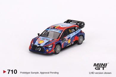 Mini GT 1:64 Hyundai i20 N Rally1 2023 Rally MonteCarlo 3rd Place #11- MiJo Exclusives