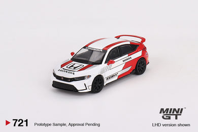 (Preorder) Mini GT 1:64 Honda Civic Type R #2 2023 Pace Car – White – MiJo Exclusives