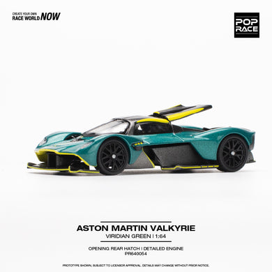 POPRACE 1/64 Aston Martin Valkyrie - Viridian Green
