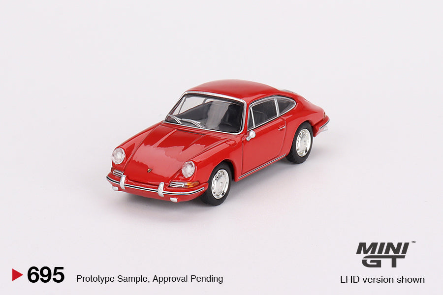 ミニカー PORSCHE 901 1963 Mini GT 1:64 Porsche 901 1963 – Signal Red- Mijo Exclusives