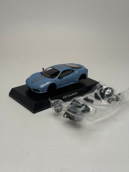 KYOSHO 1:64 Ferrari 430 Scuderia (Chrome Baby Blue)