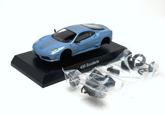 KYOSHO 1:64 Ferrari 430 Scuderia (Chrome Baby Blue)