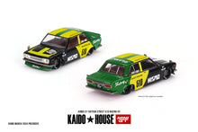 Load image into Gallery viewer, (Preorder) Kaido House x Mini GT 1:64 Datsun Street 510 Racing V2 – Black Yellow