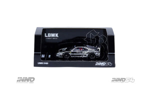 INNO64 1/64 LBWK F40 Liberty Walk Silver Chrome Beijing Exclusive