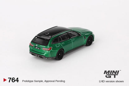 Mini GT 1:64 BMW M3 Competition Touring Isle of Man – Green Metallic – MiJo Exclusives