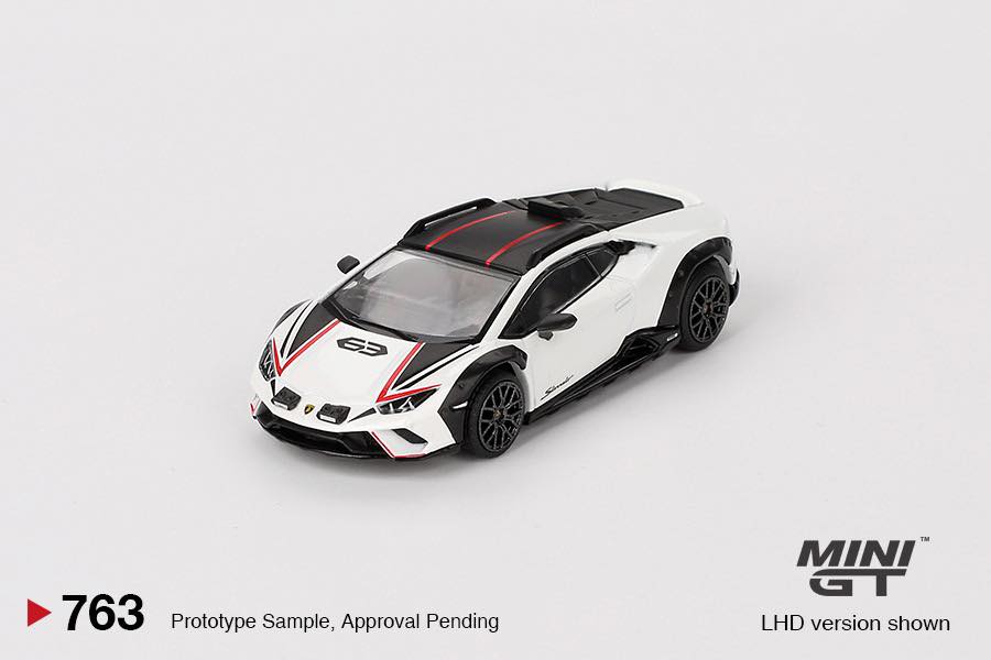 Mini GT 1:64 Lamborghini Huracán Sterrato – Bianco Asopo – MiJo Exclusives